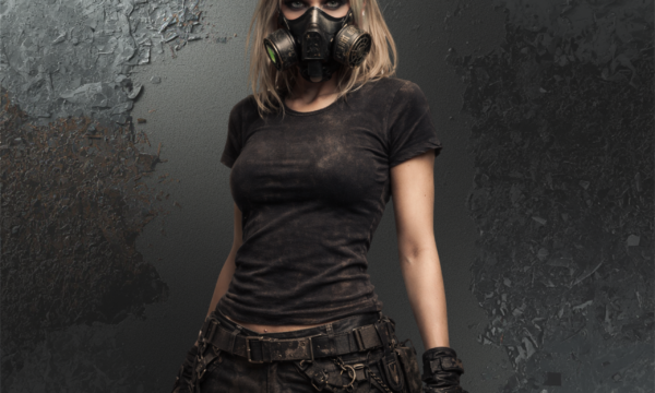 blonde vrouw image gallary blog (80 x 80 cm) (80 x 80 cm) Vrouw apocalyps t-shirt