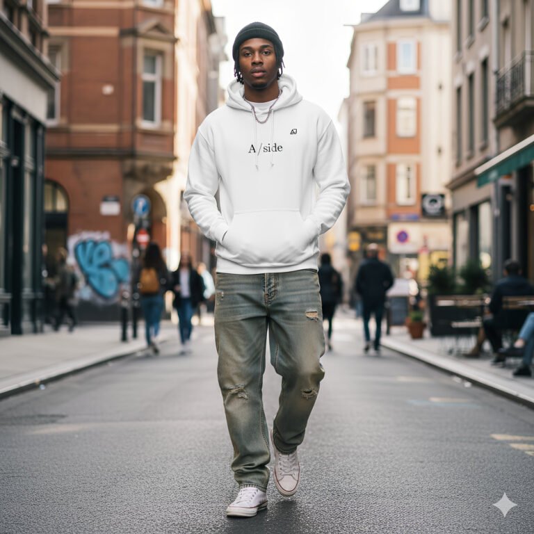 man in hoodie
