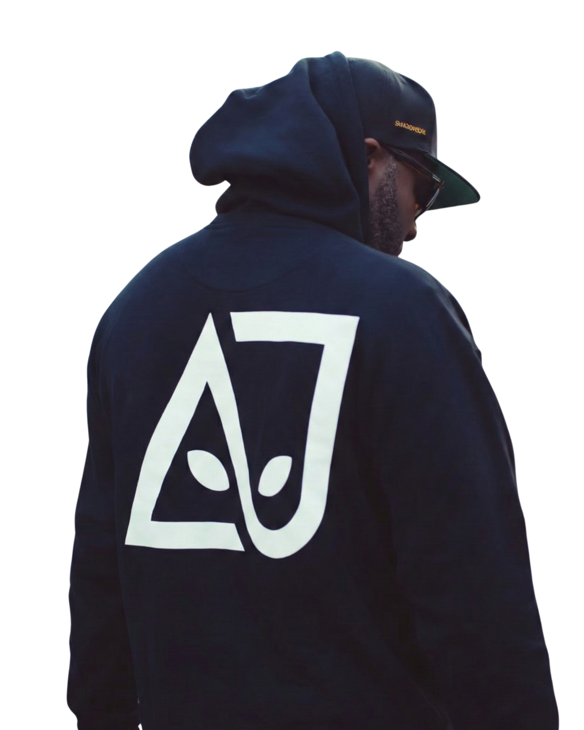 black hoodie