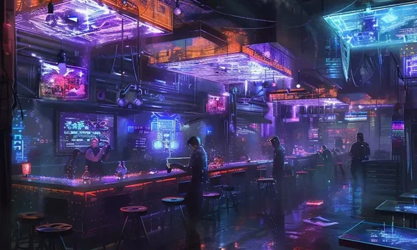 Techno-punk bar