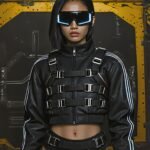 Cyber techno girl