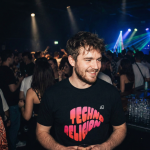 man in club